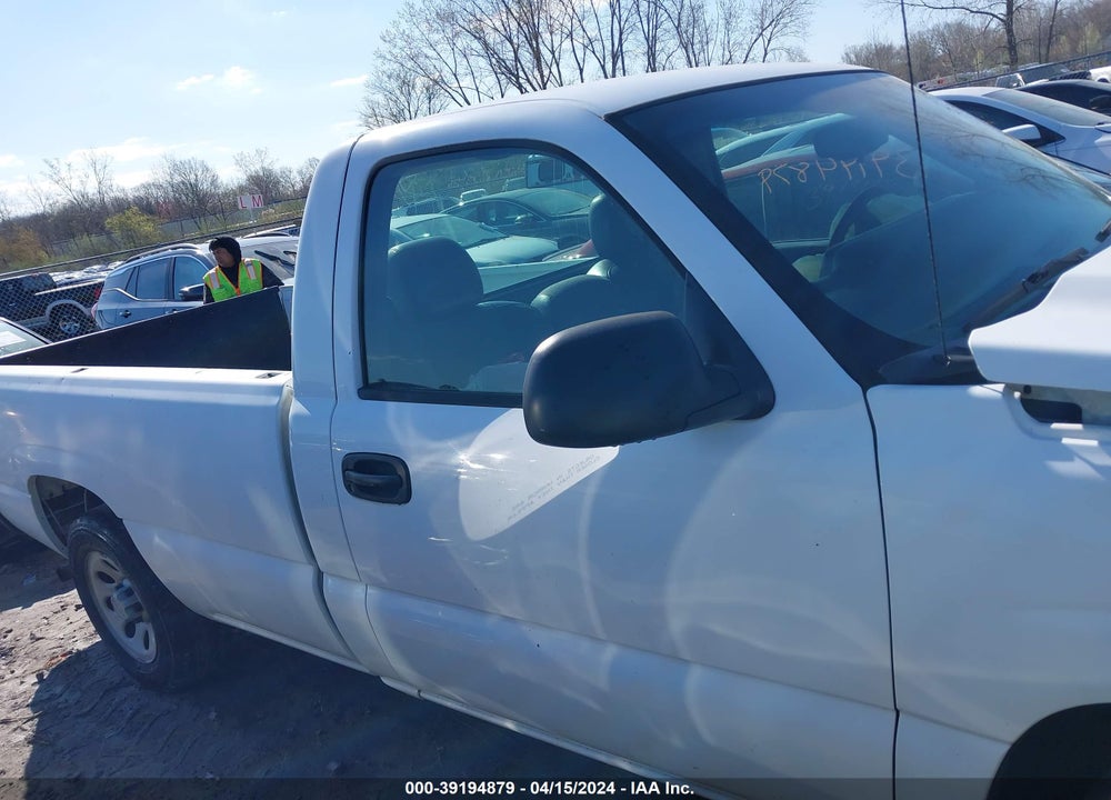 2006 CHEVROLET SILVERADO 1500 WORK TRUCK VIN: 1GCEC14X56Z138597