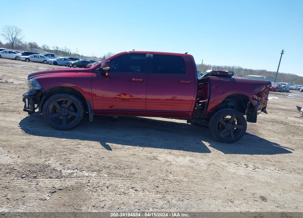 2017 RAM 1500 SPORT 4X4 5'7 BOX VIN: 1C6RR7MT0HS750371