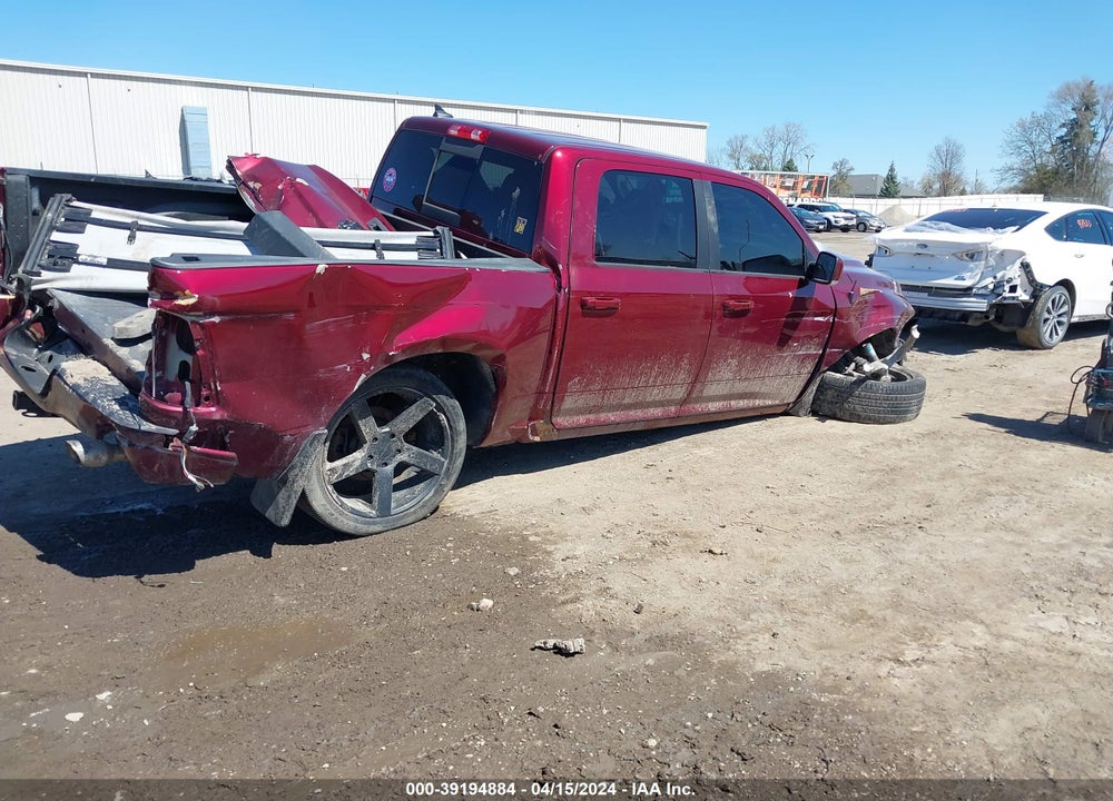 2017 RAM 1500 SPORT 4X4 5'7 BOX VIN: 1C6RR7MT0HS750371