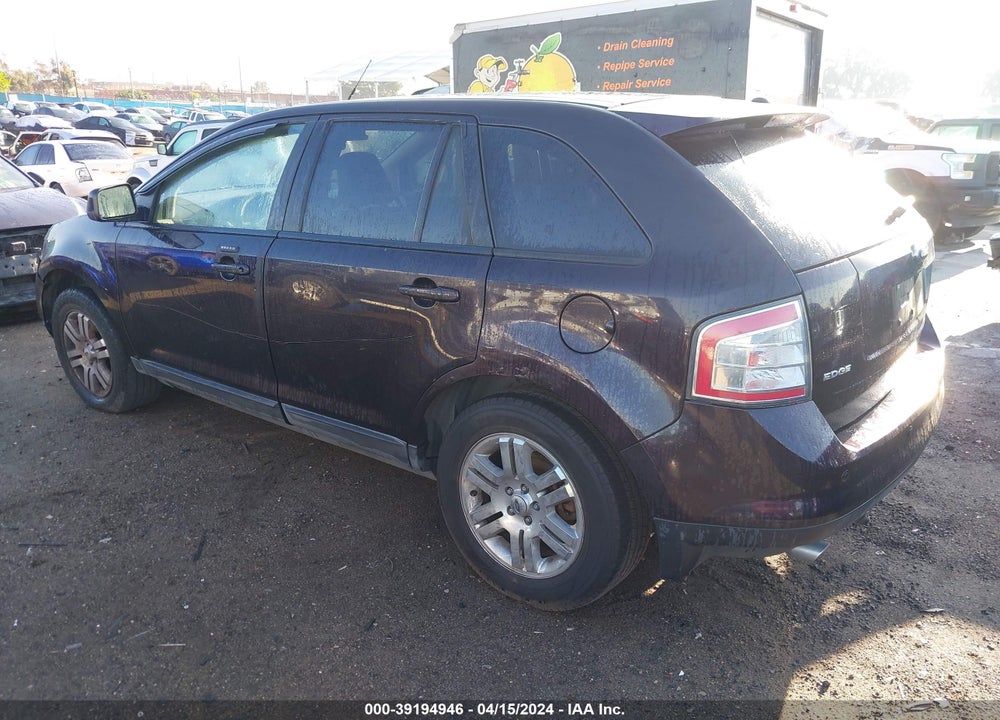 2007 FORD EDGE SEL PLUS VIN: 2FMDK49CX7BB43235