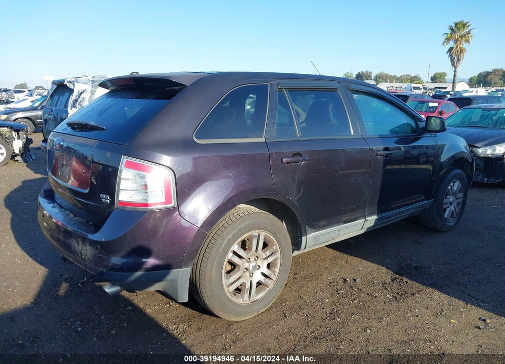 2007 FORD EDGE SEL PLUS VIN: 2FMDK49CX7BB43235