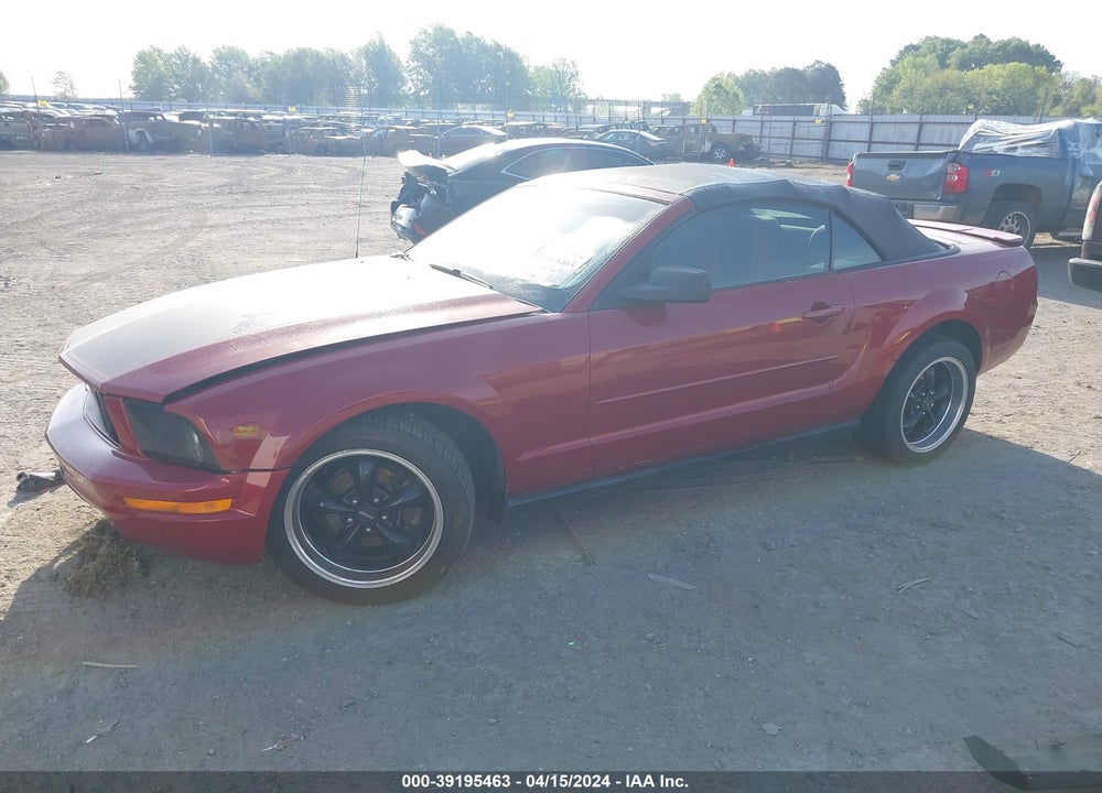 2008 FORD MUSTANG V6 DELUXE/V6 PREMIUM VIN: 1ZVHT84N885136080