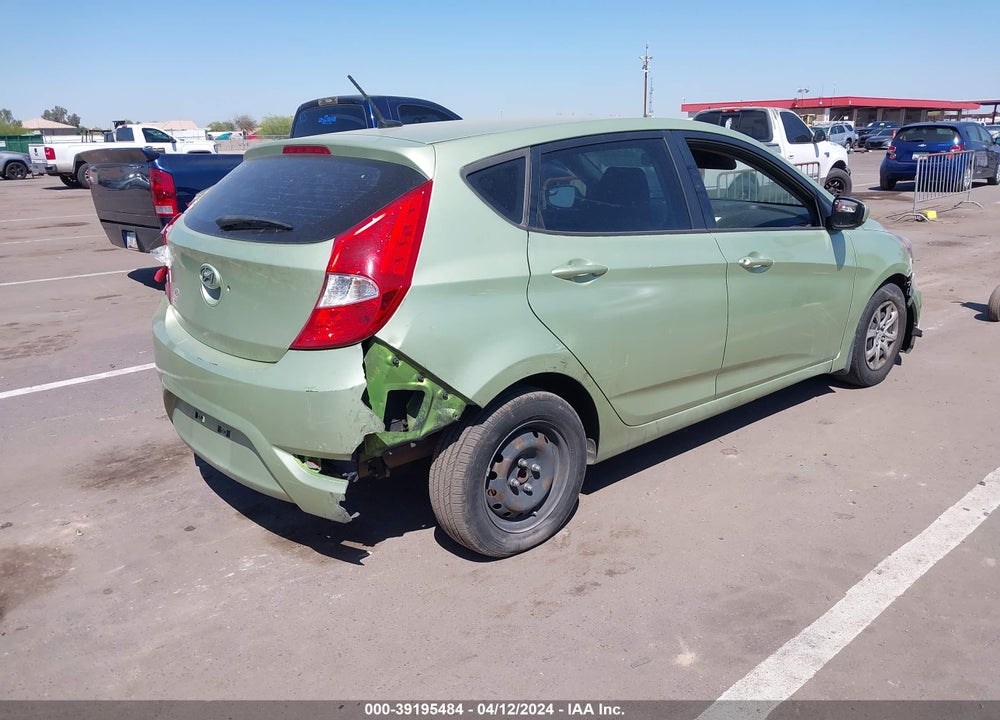 2014 HYUNDAI ACCENT GS VIN: KMHCT5AE6EU151416