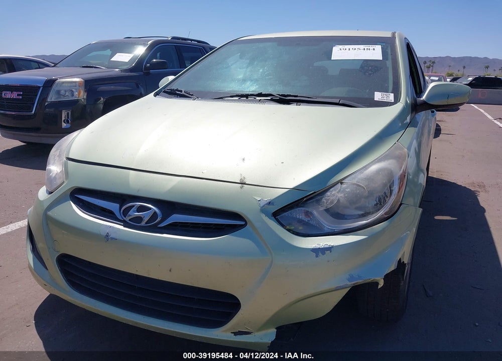 2014 HYUNDAI ACCENT GS VIN: KMHCT5AE6EU151416