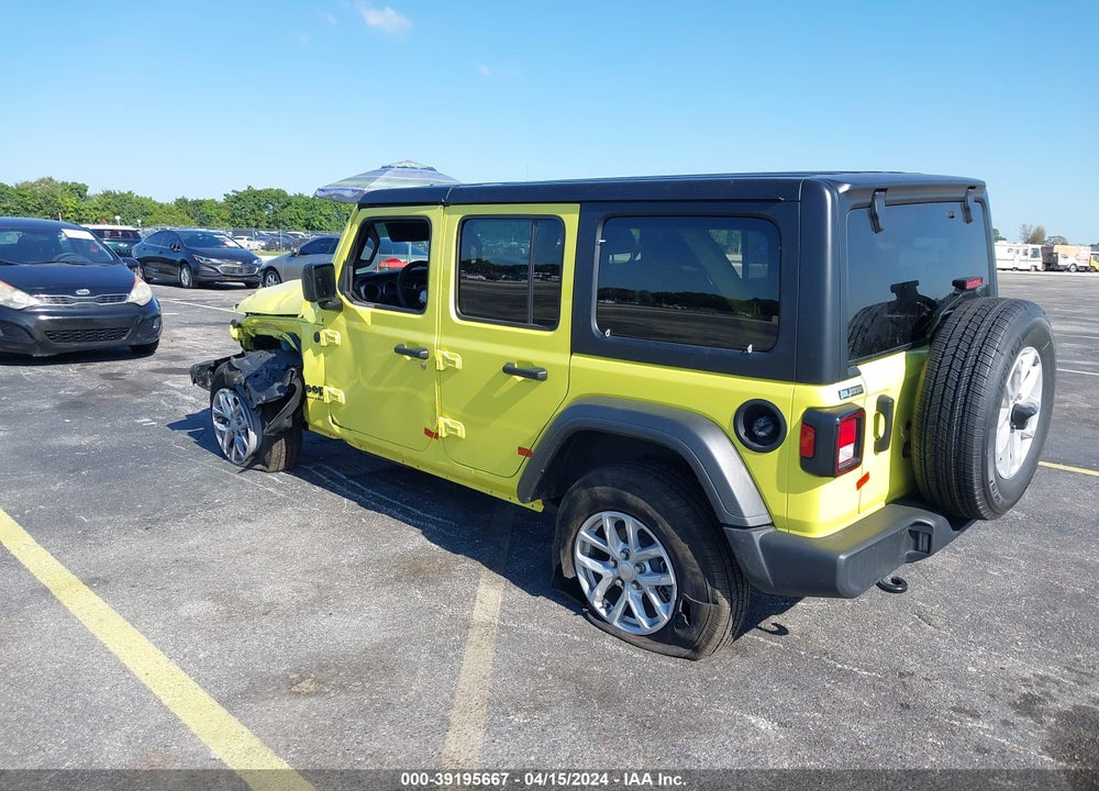 2023 JEEP WRANGLER 4-DOOR SPORT S 4X4 VIN: 1C4HJXDG8PW653702