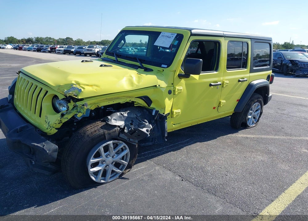 2023 JEEP WRANGLER 4-DOOR SPORT S 4X4 VIN: 1C4HJXDG8PW653702