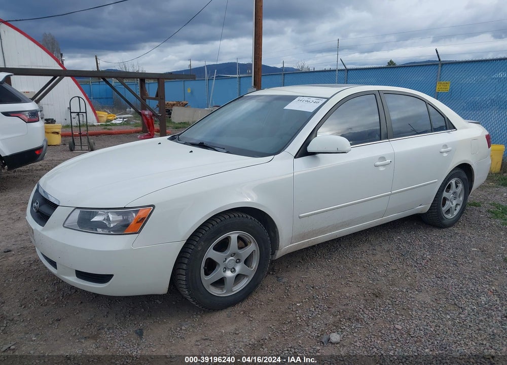 2008 HYUNDAI SONATA GLS VIN: 5NPET46C28H368247