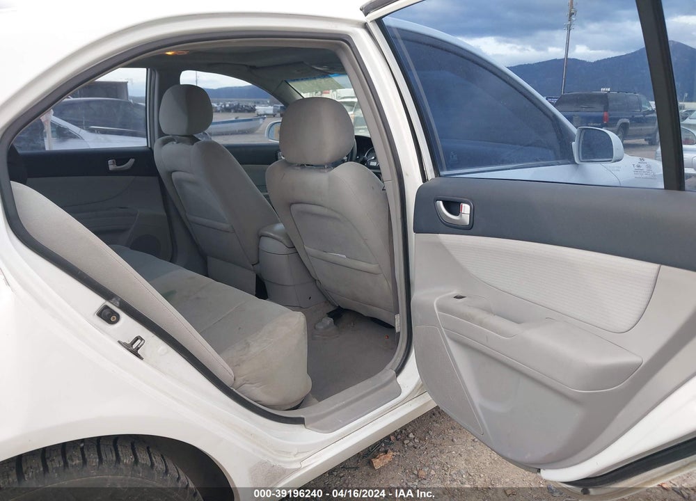 2008 HYUNDAI SONATA GLS VIN: 5NPET46C28H368247