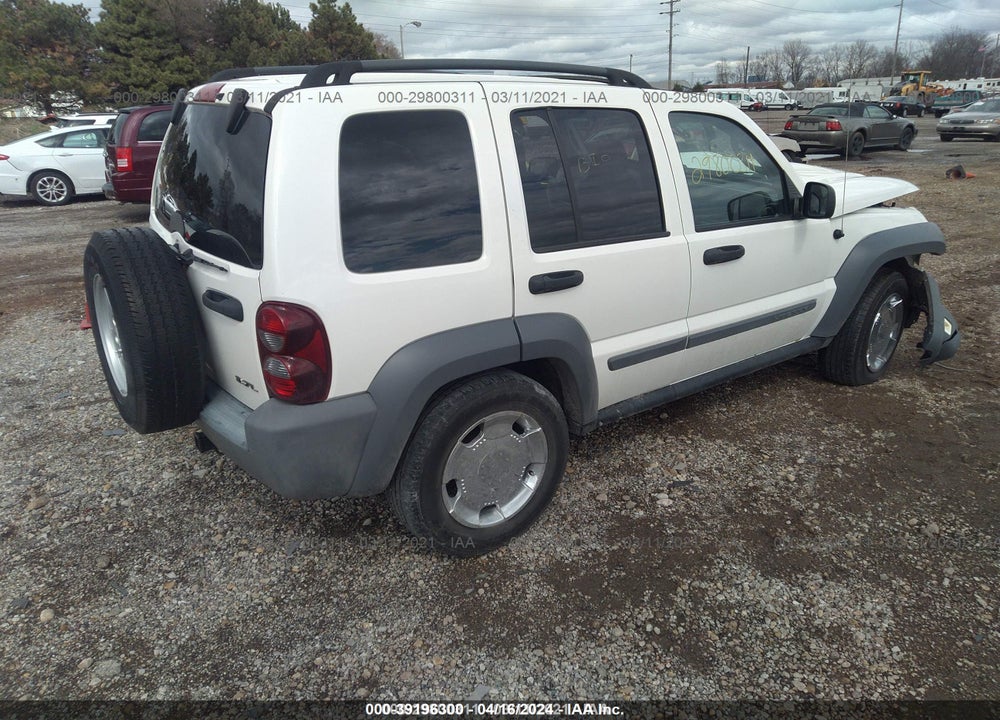2006 LIBERTY JEEP  SPORT VIN: 1J4GL48K96W117532