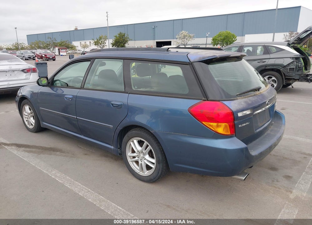 2005 SUBARU LEGACY 2.5I VIN: 4S3BP616256304008