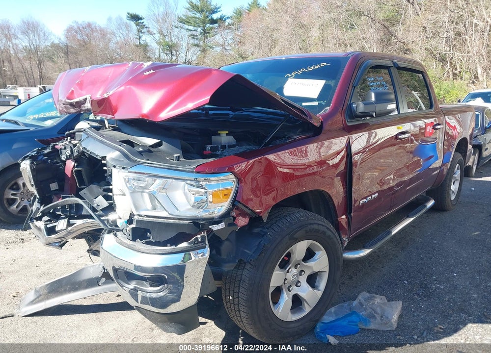 2020 RAM 1500 BIG HORN 4X4 5'7 BOX VIN: 1C6RRFFG2LN314686