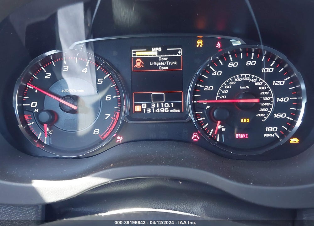 2018 SUBARU WRX PREMIUM VIN: JF1VA1B63J9828542