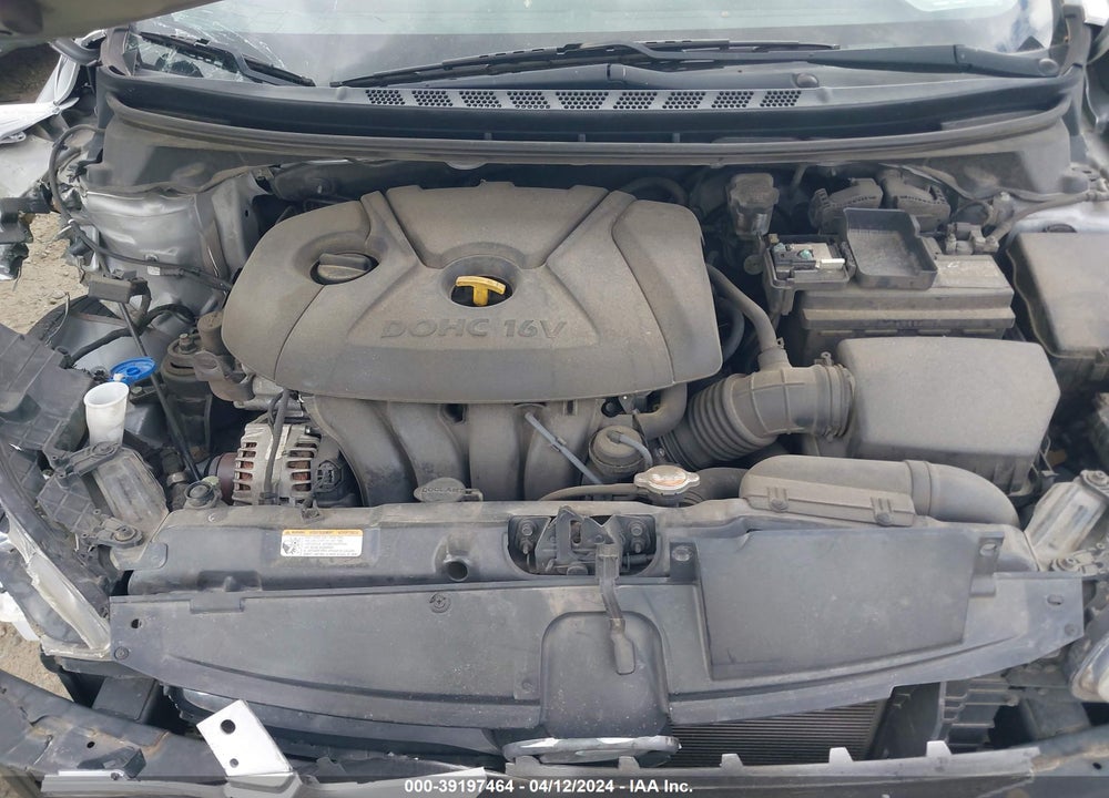 2012 HYUNDAI ELANTRA GLS VIN: 5NPDH4AE3CH074614