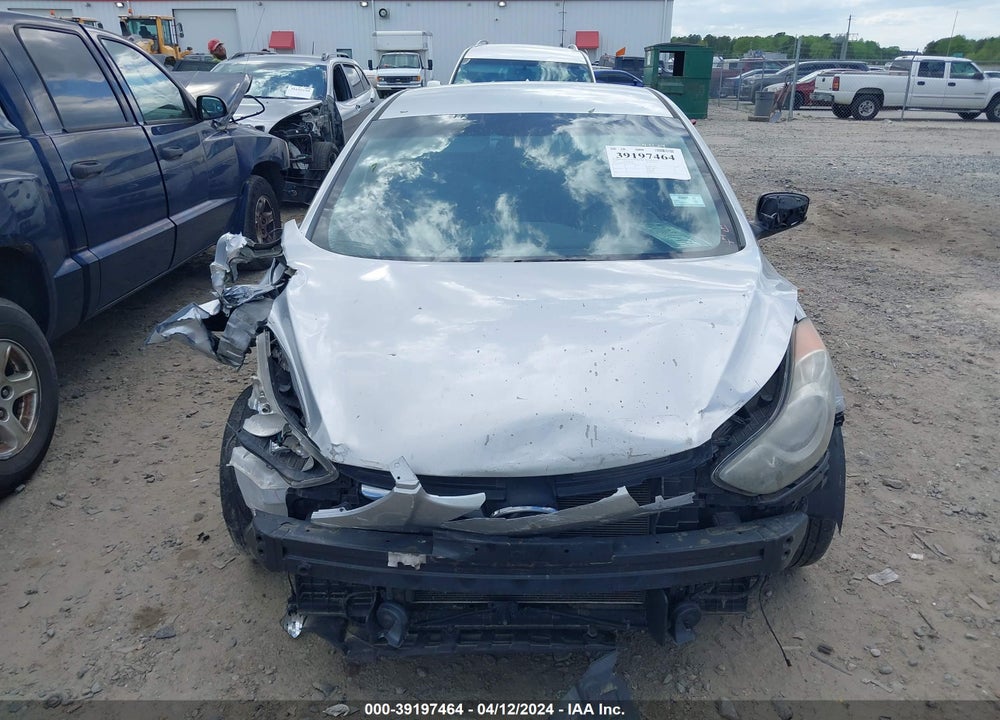 2012 HYUNDAI ELANTRA GLS VIN: 5NPDH4AE3CH074614