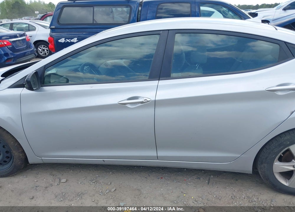 2012 HYUNDAI ELANTRA GLS VIN: 5NPDH4AE3CH074614