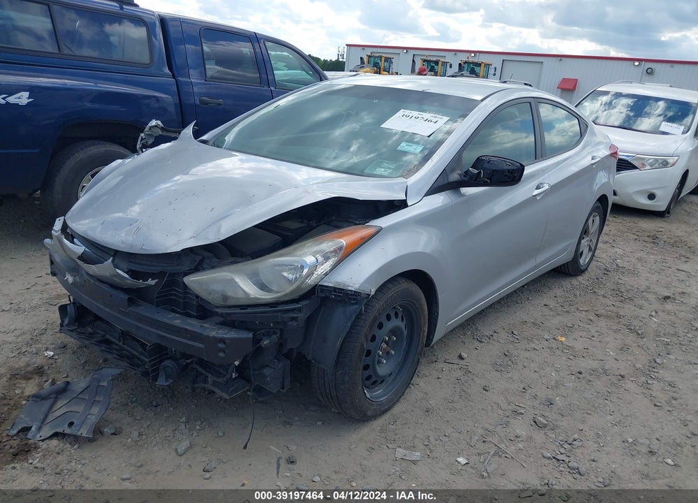 2012 HYUNDAI ELANTRA GLS VIN: 5NPDH4AE3CH074614