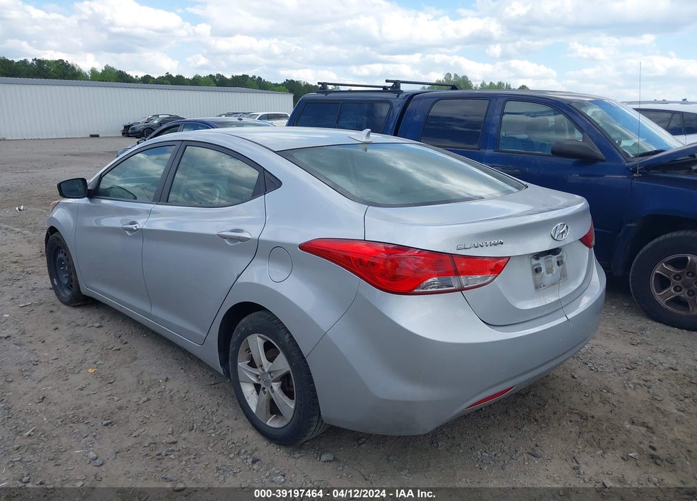 2012 HYUNDAI ELANTRA GLS VIN: 5NPDH4AE3CH074614