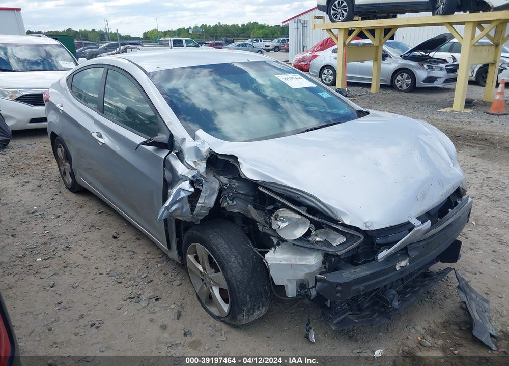 2012 HYUNDAI ELANTRA GLS VIN: 5NPDH4AE3CH074614