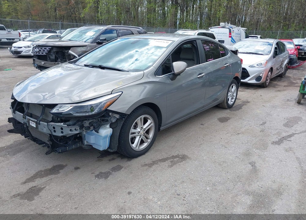 2017 CHEVROLET CRUZE LT AUTO VIN: 1G1BE5SM3H7139672