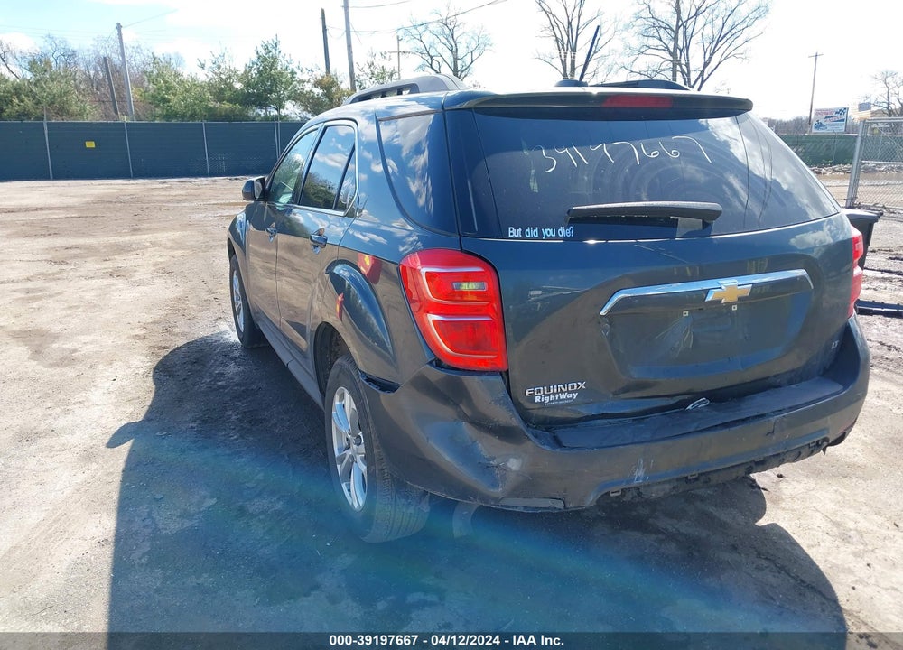 2017 CHEVROLET EQUINOX LT VIN: 2GNALCEK0H1567789