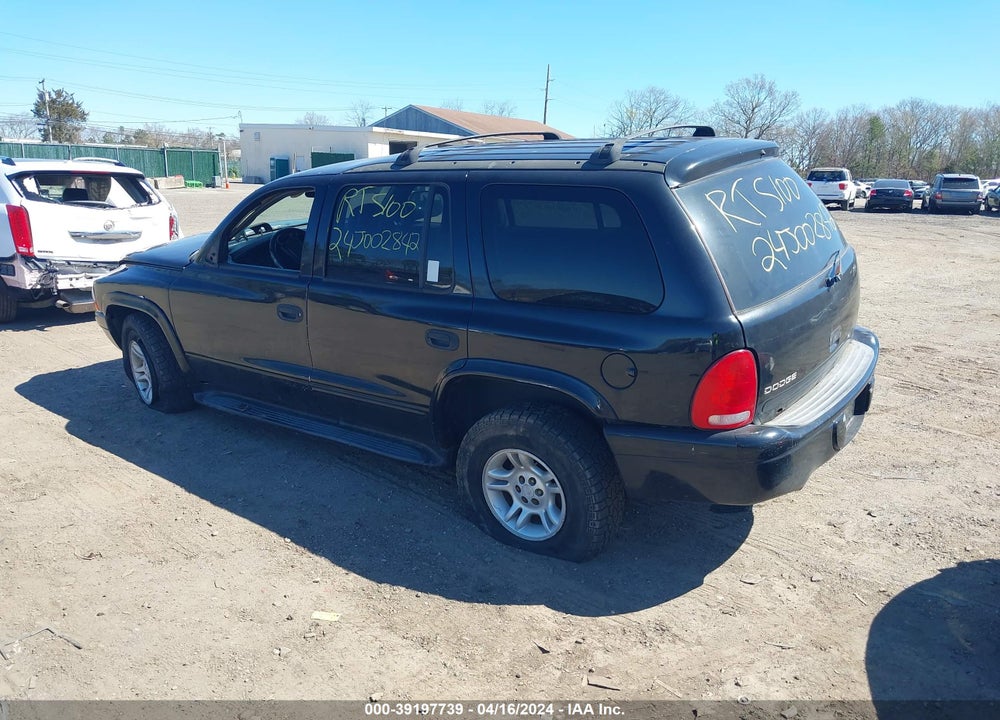 2001 DODGE DURANGO VIN: 1B4HS28N61F618170