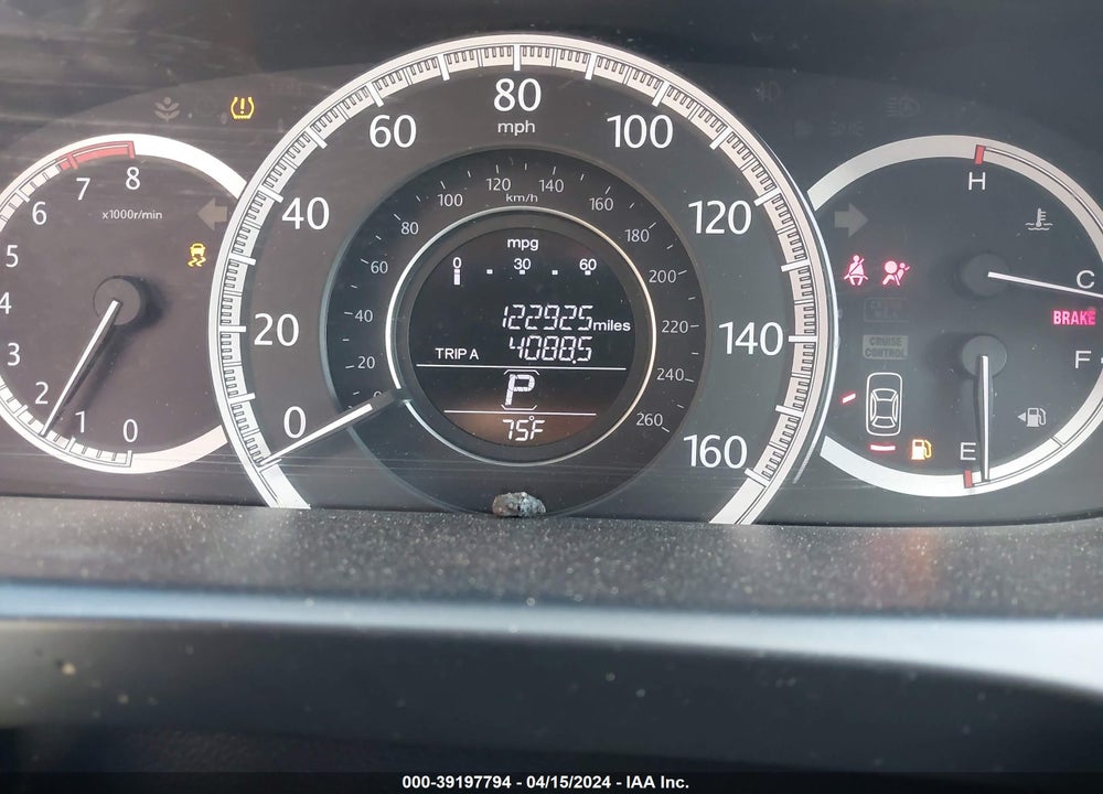 2013 HONDA ACCORD LX VIN: 1HGCR2F31DA040640