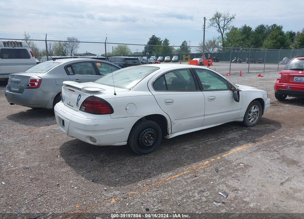 2004 PONTIAC GRAND AM SE1 VIN: 1G2NF52E04M566737