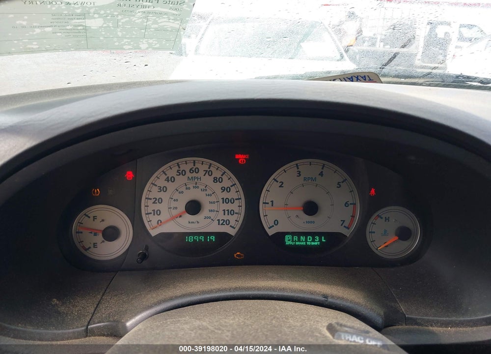 2005 CHRYSLER TOWN & COUNTRY TOURING VIN: 2C4GP54L45R176753