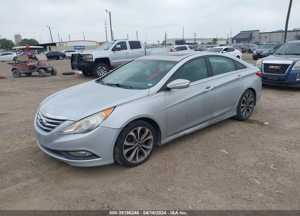 2014 HYUNDAI SONATA SE VIN: 5NPEC4ACXEH876615