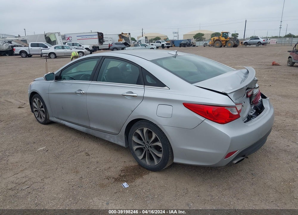 2014 HYUNDAI SONATA SE VIN: 5NPEC4ACXEH876615