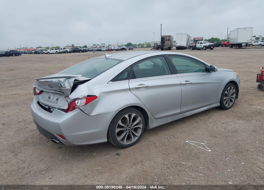 2014 HYUNDAI SONATA SE VIN: 5NPEC4ACXEH876615