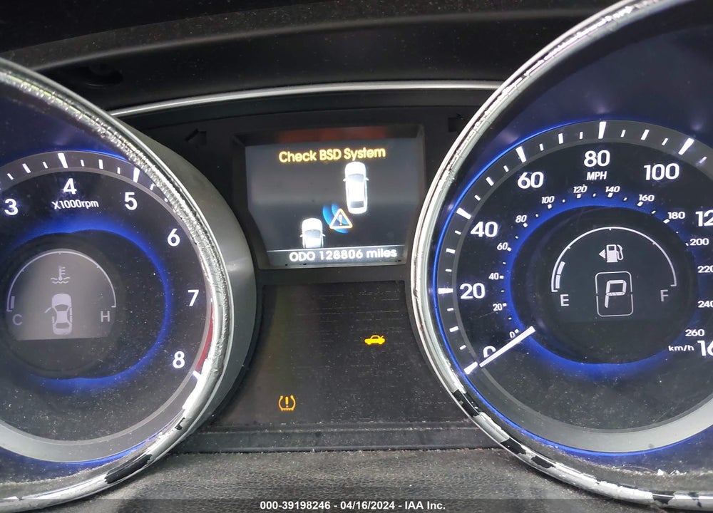 2014 HYUNDAI SONATA SE VIN: 5NPEC4ACXEH876615