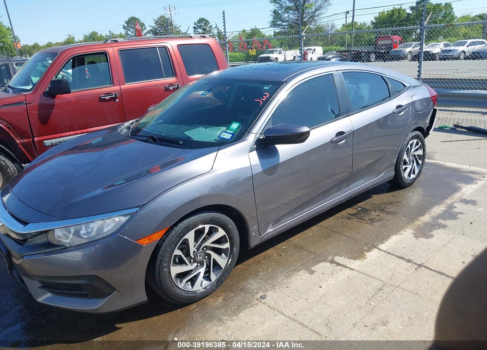 2018 HONDA CIVIC EX VIN: 2HGFC2F73JH592381