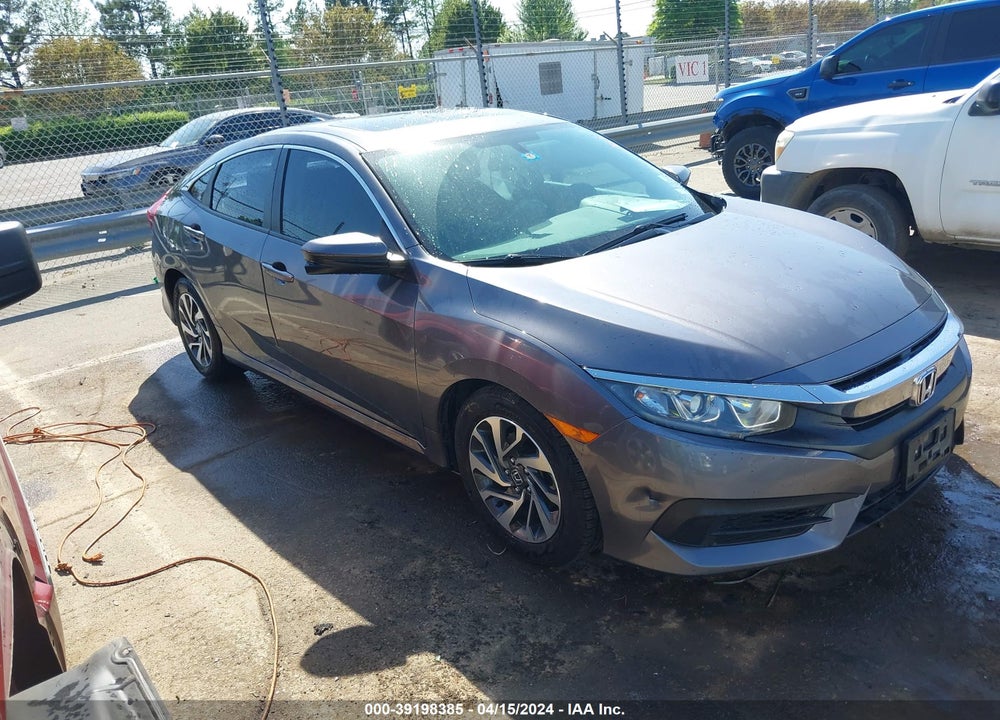 2018 HONDA CIVIC EX VIN: 2HGFC2F73JH592381