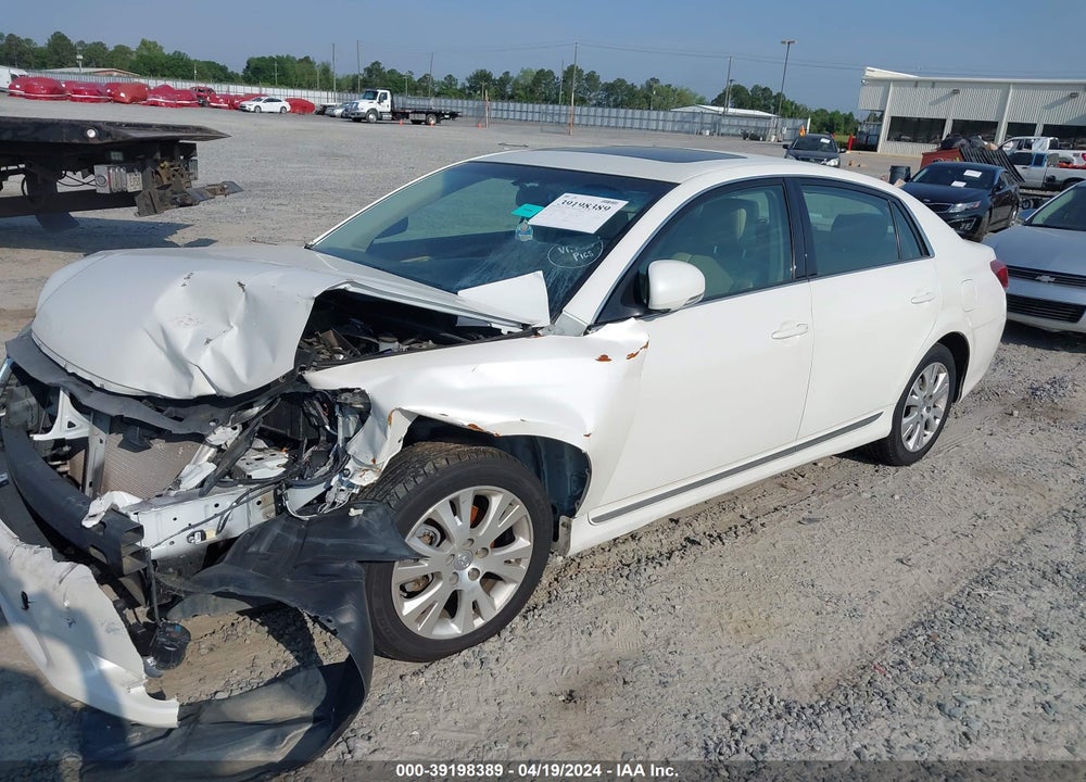 2011 TOYOTA AVALON VIN: 4T1BK3DB1BU404593