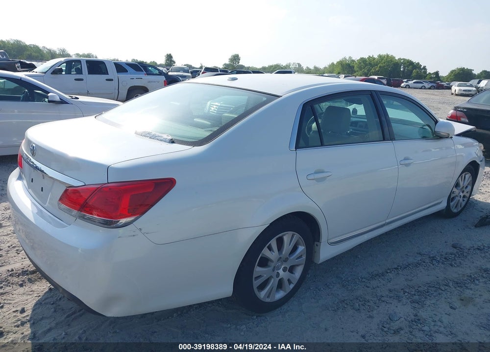2011 TOYOTA AVALON VIN: 4T1BK3DB1BU404593