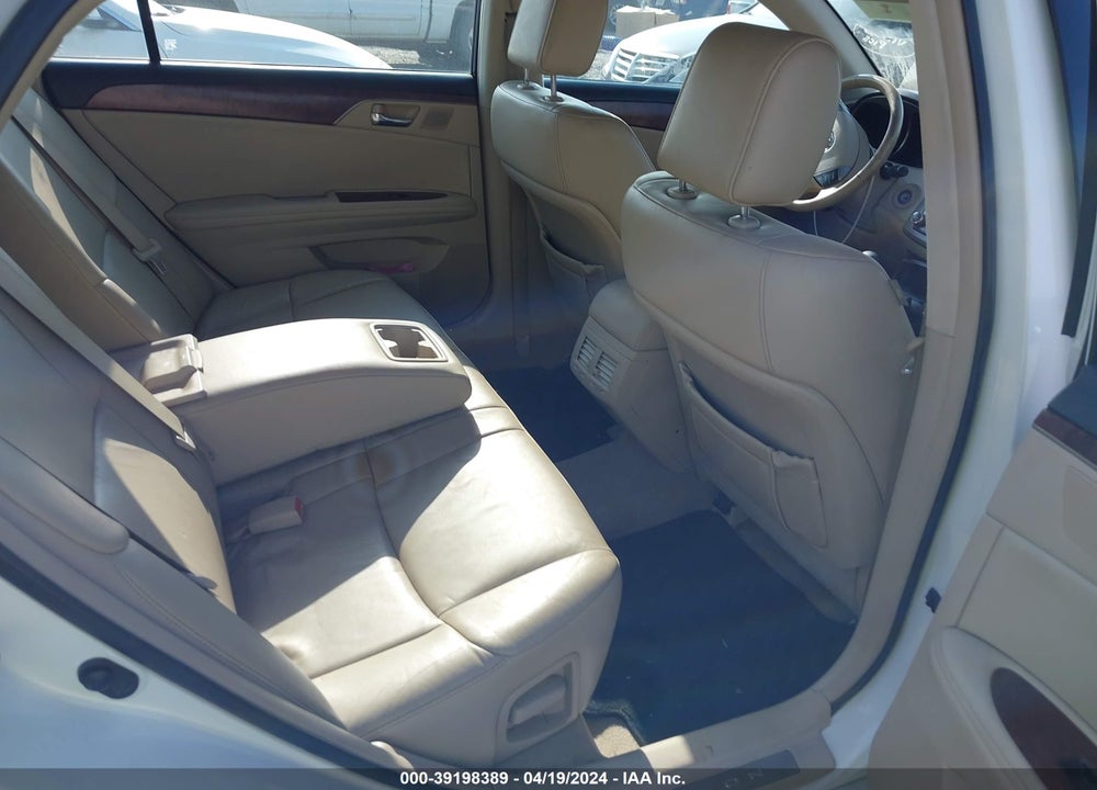 2011 TOYOTA AVALON VIN: 4T1BK3DB1BU404593