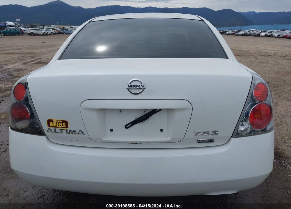 2006 NISSAN ALTIMA 2.5 S VIN: 1N4AL11D46N342264