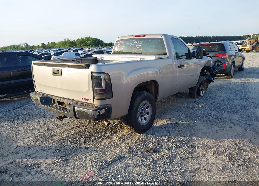 2009 GMC SIERRA 1500 WORK TRUCK VIN: 1GTEK14C29Z216564