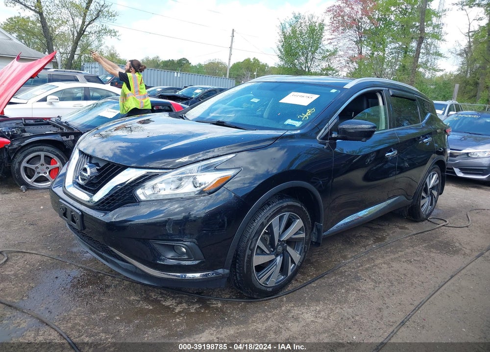 2018 NISSAN MURANO PLATINUM VIN: 5N1AZ2MH2JN144901