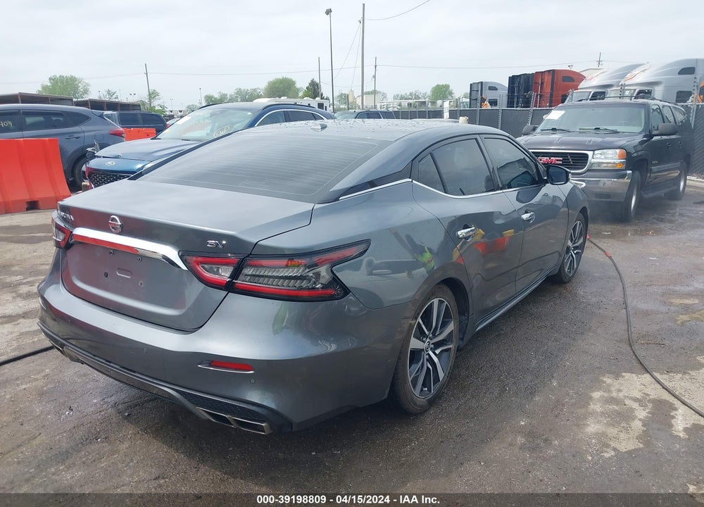 2020 NISSAN MAXIMA SV XTRONIC CVT VIN: 1N4AA6CVXLC366231