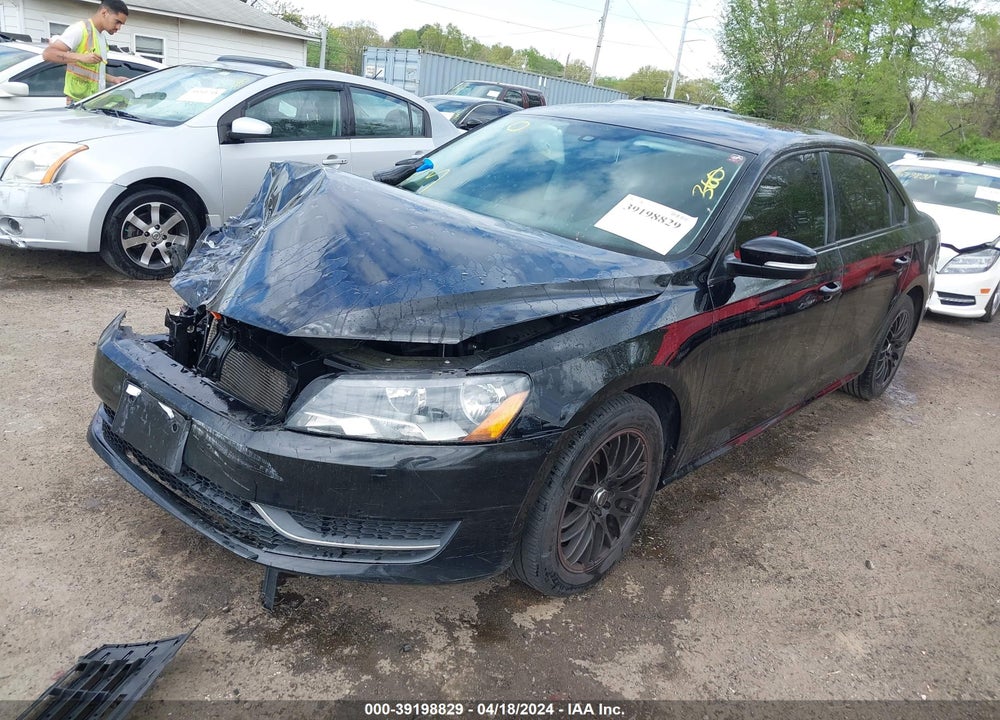 2013 VOLKSWAGEN PASSAT 2.5L S VIN: 1VWAP7A39DC005135
