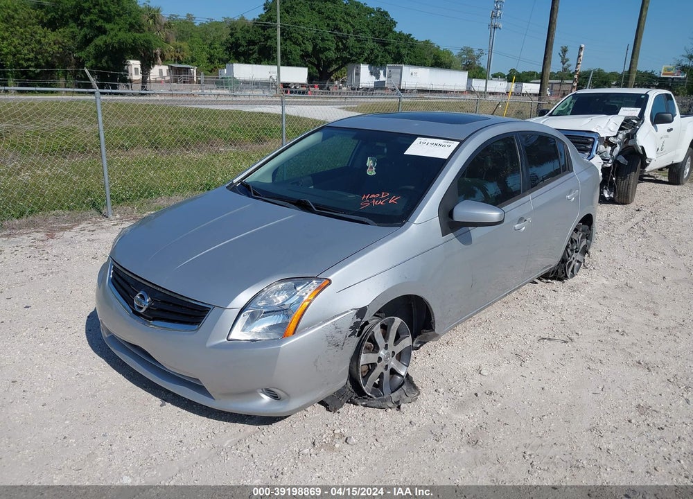 2012 NISSAN SENTRA 2.0 SR VIN: 3N1AB6AP8CL662724