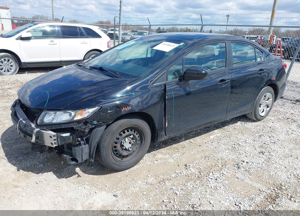 2015 HONDA CIVIC LX VIN: 19XFB2F5XFE110282