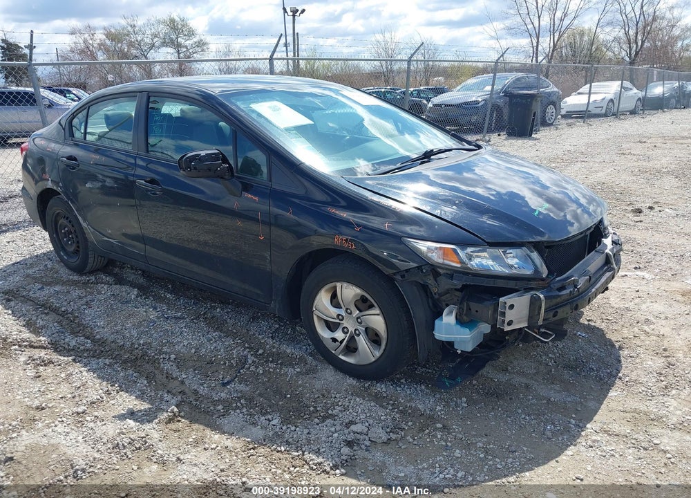 2015 HONDA CIVIC LX VIN: 19XFB2F5XFE110282