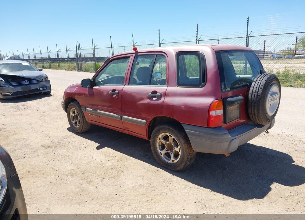 2000 CHEVROLET TRACKER HARD TOP VIN: 2CNBE13C9Y6911223