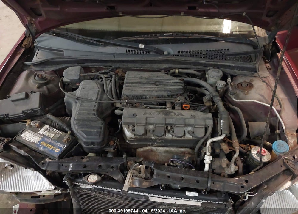 2003 HONDA CIVIC LX VIN: 2HGES155X3H512554