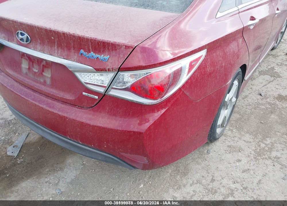 2013 HYUNDAI SONATA HYBRID LIMITED VIN: KMHEC4A46DA095651