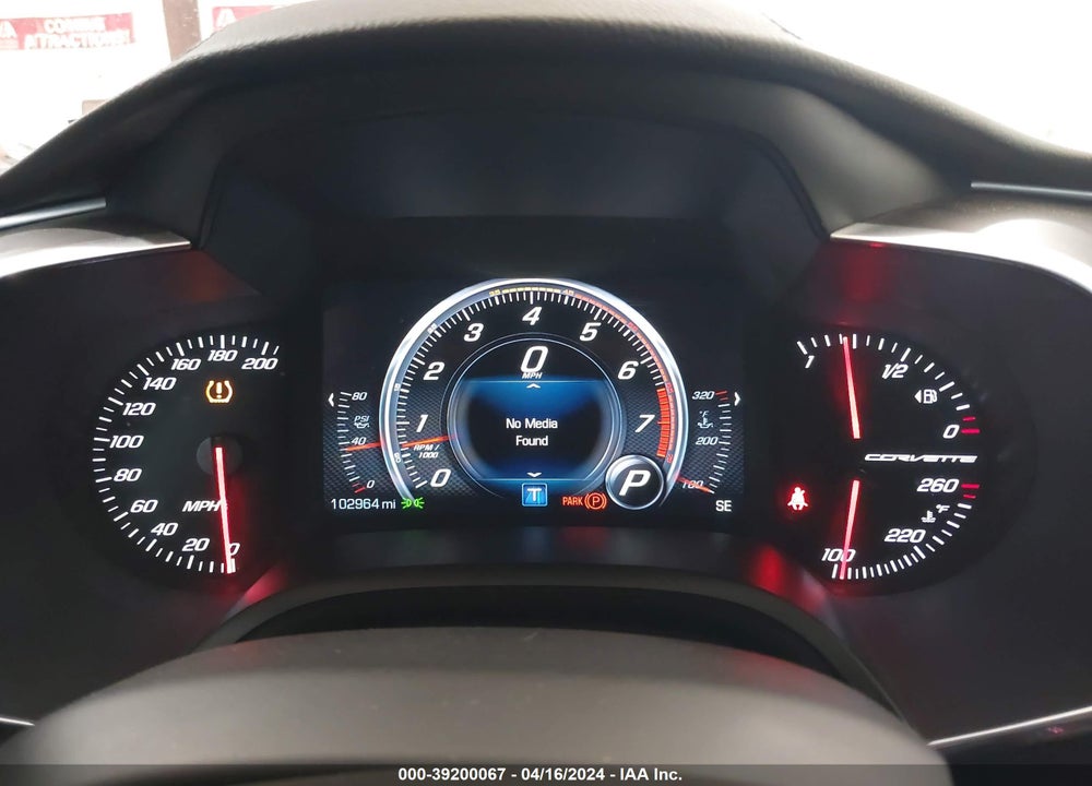 2016 CHEVROLET CORVETTE STINGRAY VIN: 1G1YB2D70G5117759