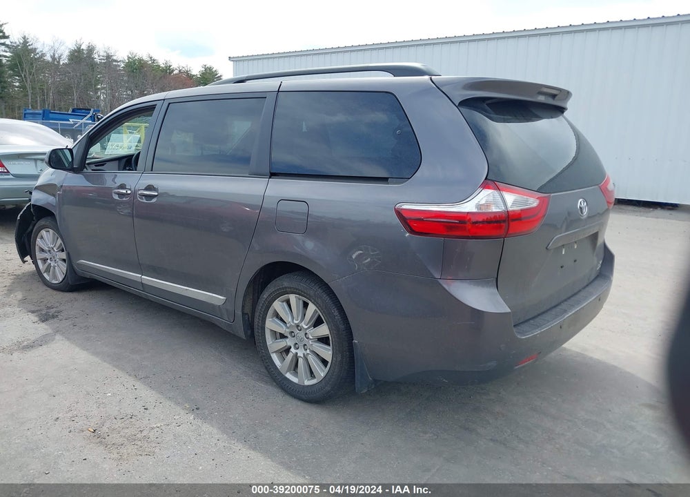2017 TOYOTA SIENNA VIN: 5TDDZ3DC4HS186390